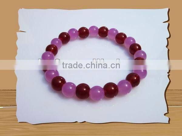 New design!! 12mm Crystal uv bead bracelet.Glow bead bracelrt.