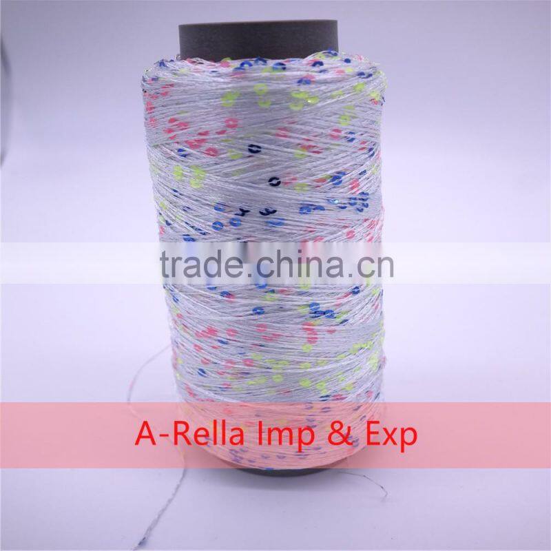 Fancy yarn in 100% polyester yarn