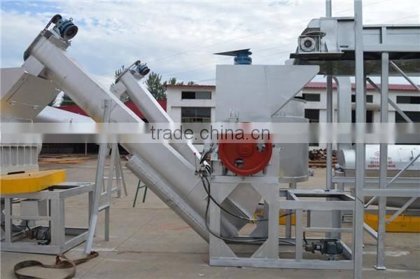 PLASTIC BOTTLE CRUSHING MACHINE WITH CLAW BLADES