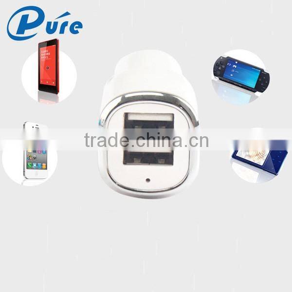 manufacturer promotional 12v car charger socket with 1.5v/2.1A accepr OEM