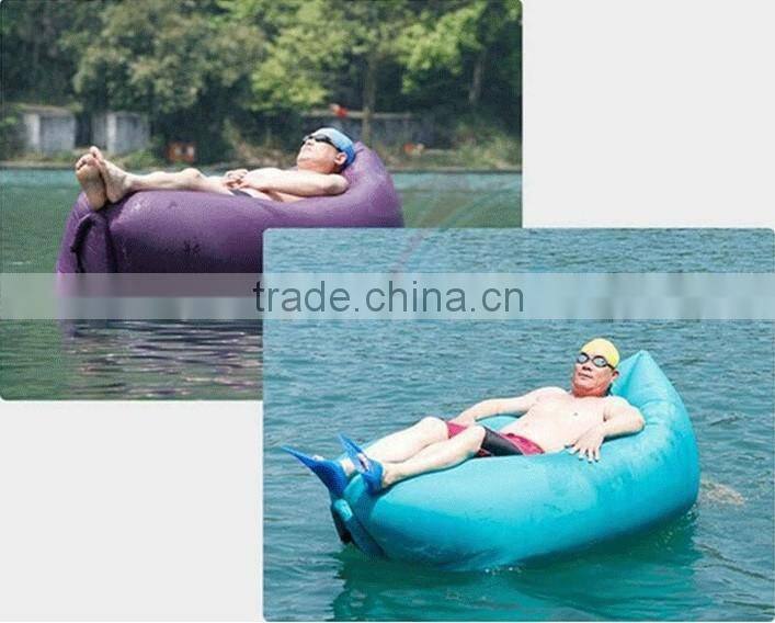 New Design 3 season type and Air Filling Full Printed Inflatable Sleeping Bag with High Quality
