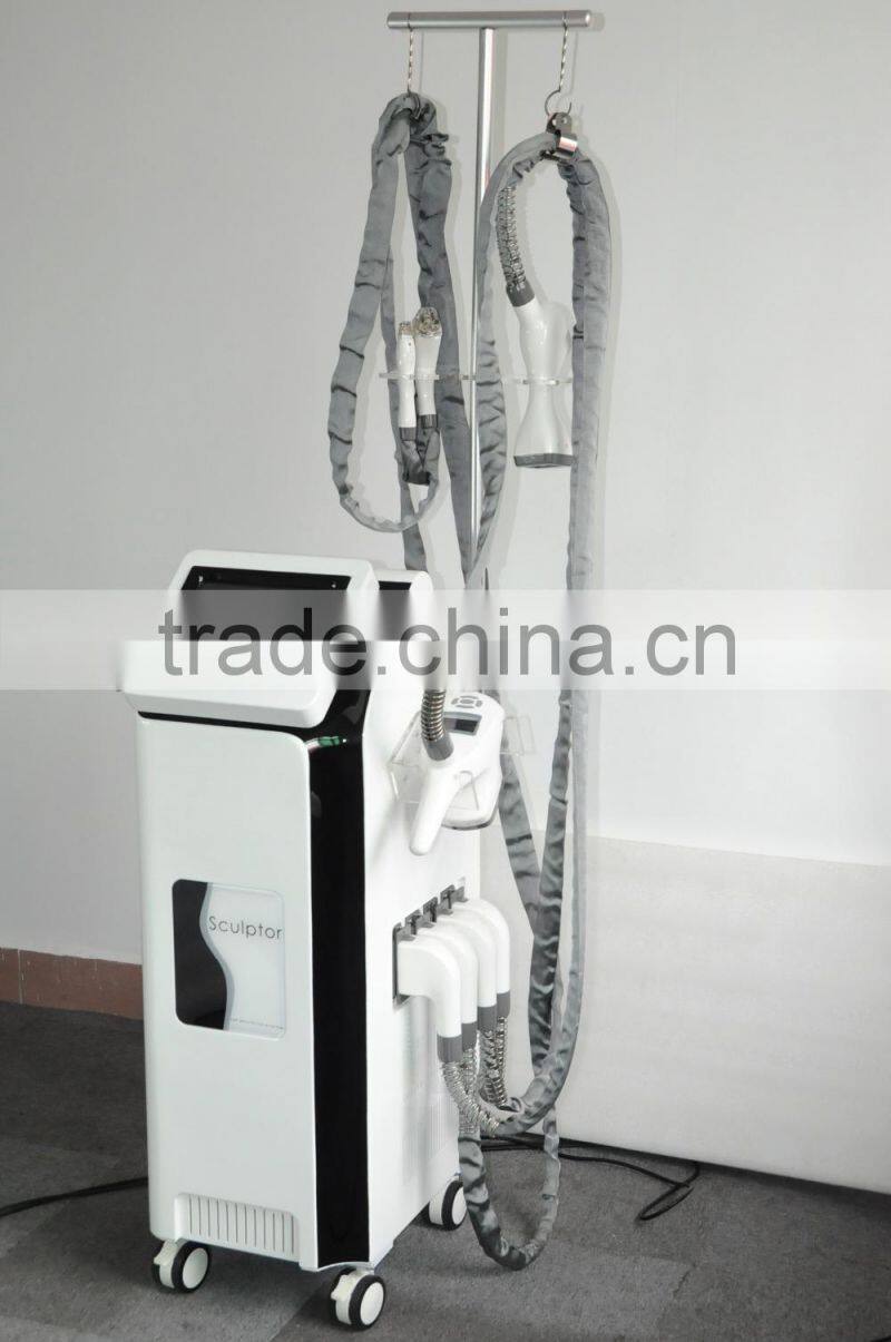 Multi-handpieces laser RF fat removal beauty machine