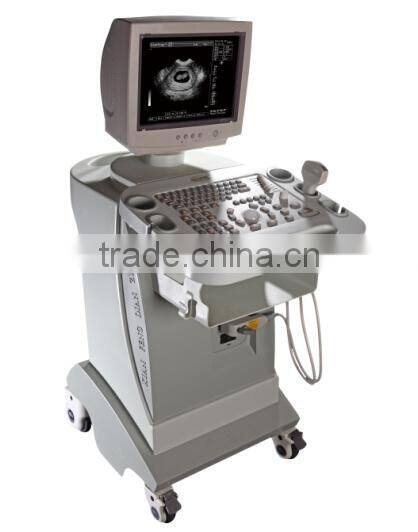 Cheap Trolley Ultrasound Scanner Multi-frequency probe digital ultrasound machine price