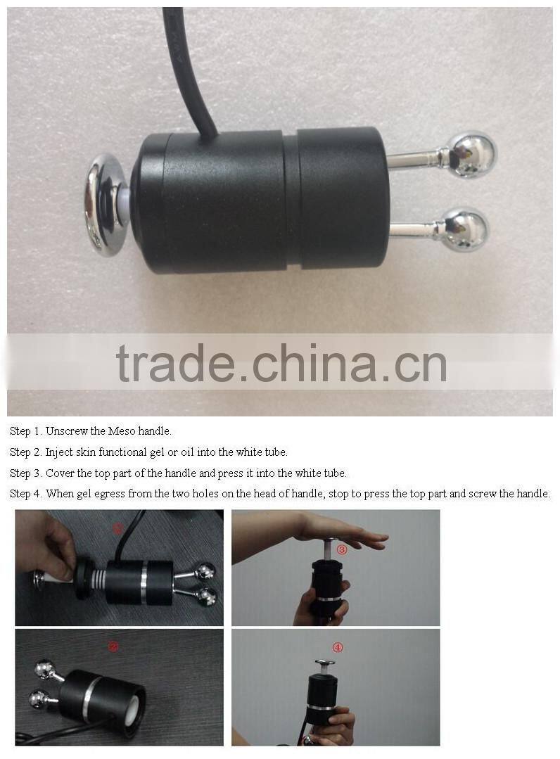 Ultrasound PDT Diamond Dermabrasion 9 Tips rf machine for home use