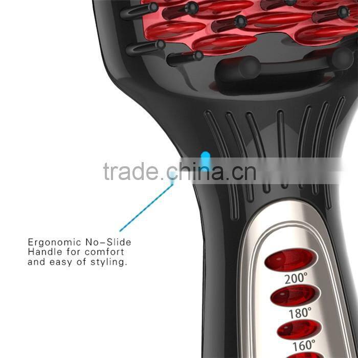 HZ-500 professional hair straightener comb with Aluminum and ceramic spraying