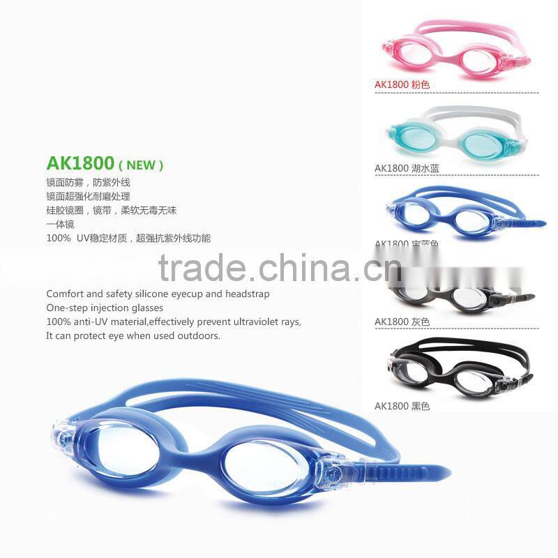 New Design AK1800 Anti Fog Adult Swim Goggles
