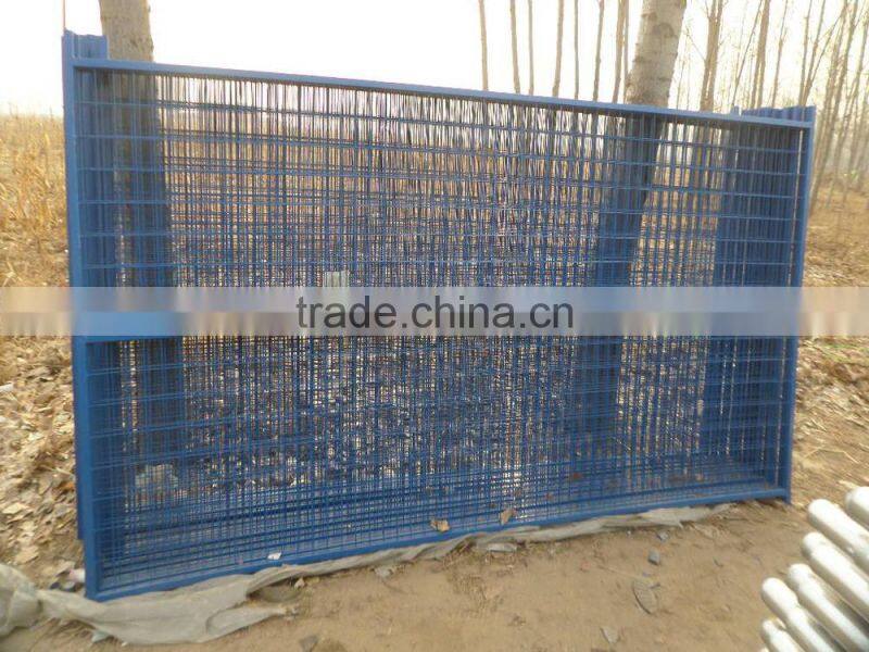 canada standard pvc coated ISO certificated high quality temporary fence mesh temporary fence
