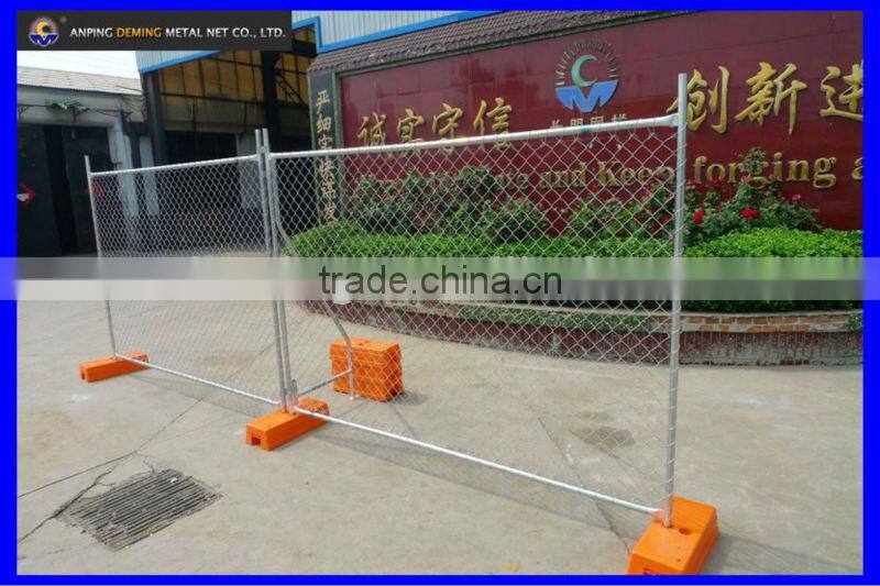 temporary fence feet plastic fence block