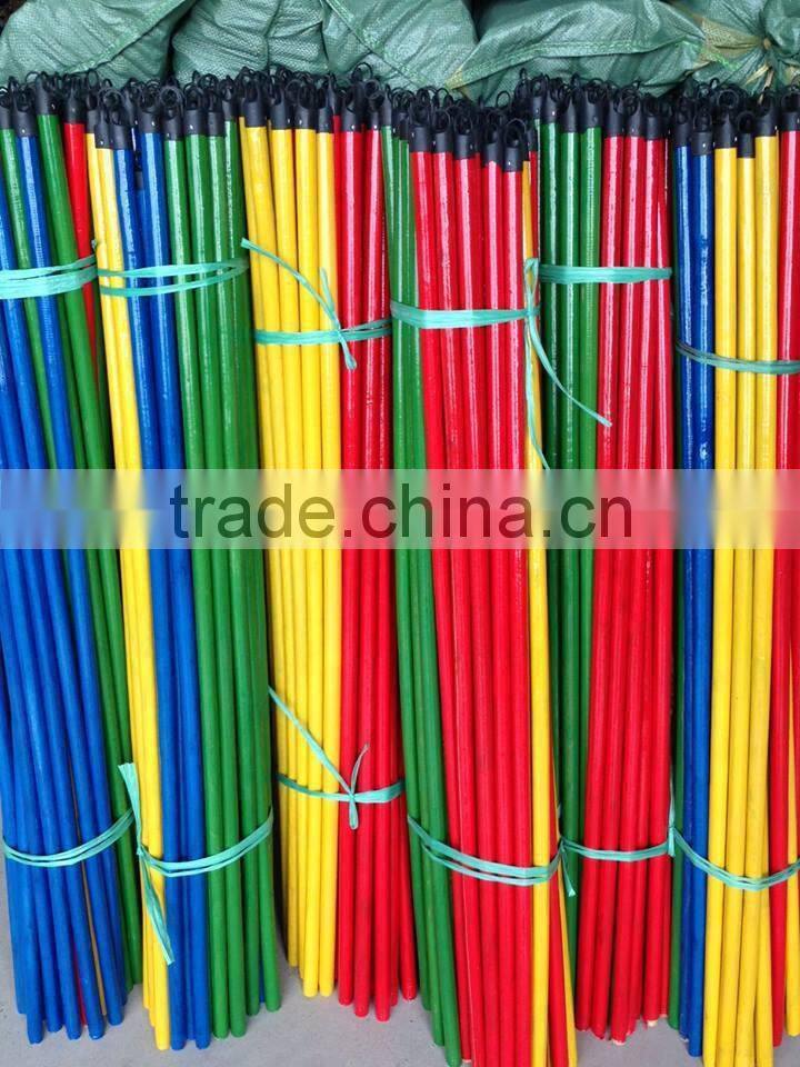 1200 x 22mm wood grain PVC Broom handle - Vietnam origin