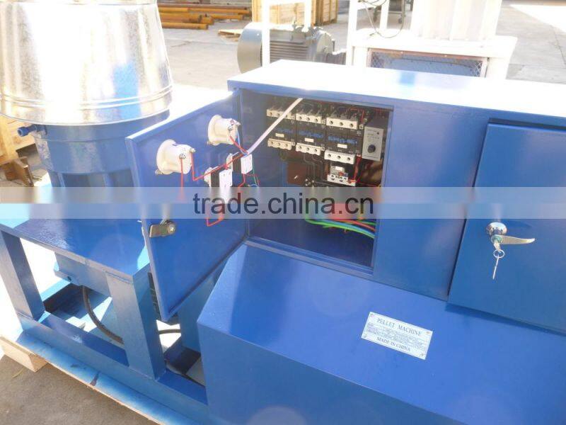 2017 promotion MKL series gear box automatic lubricating wood pellet machine