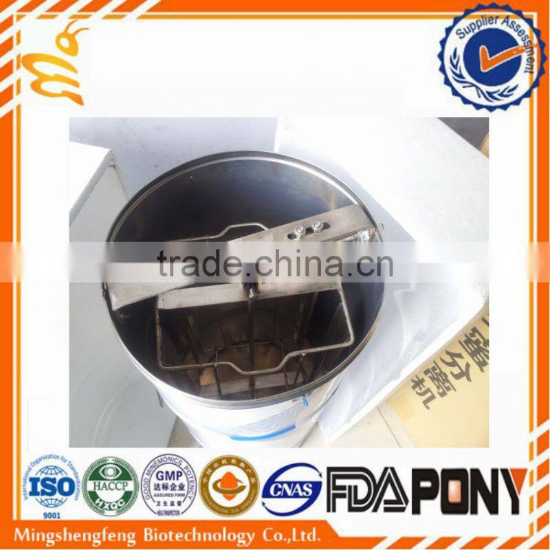 2016 Electronic Non-pollution No crevice Manual Beekeeping Plastic 4 frames honey extractor