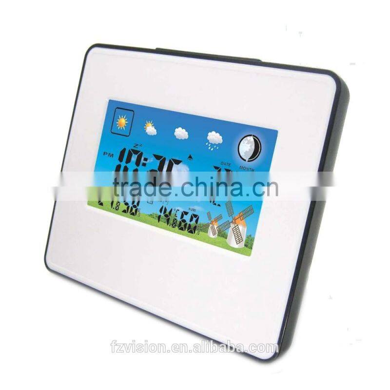 Wifi wireless Weather Station thermometer professional weather station with 3 remote sensors
