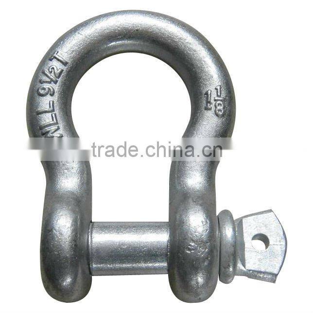 screw pin or bolt type stainless steel shackle