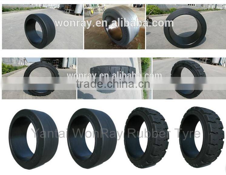 press-on solid tires for Passenger boarding bridge