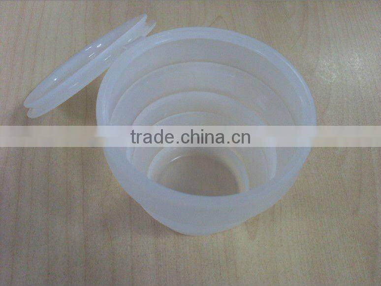 latest foldable food grade silicone pet bowl/dog bowl