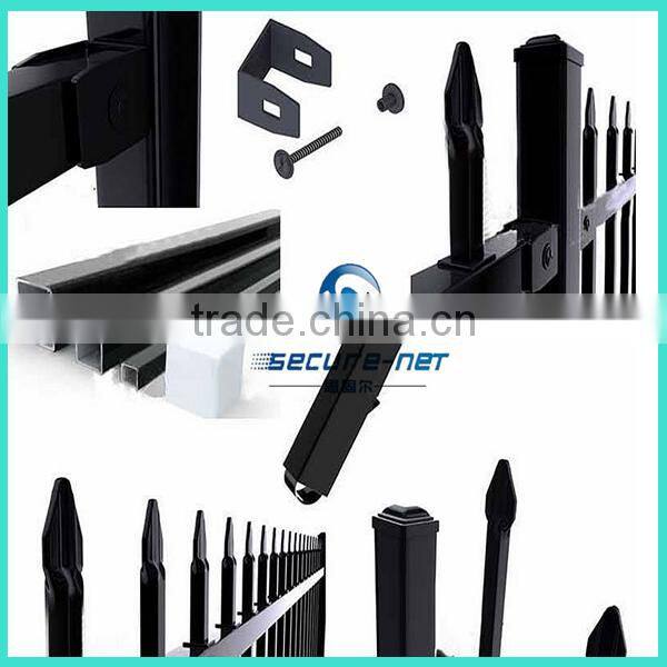 free sample steel spear top metal fence picket design