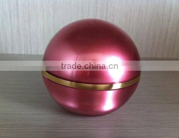 ball cosmetic packaging boxes red jar