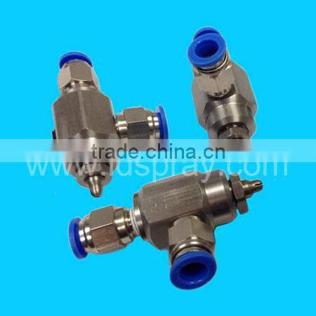 Stainless steel SS flexible air atomizing fine spraying nozzle