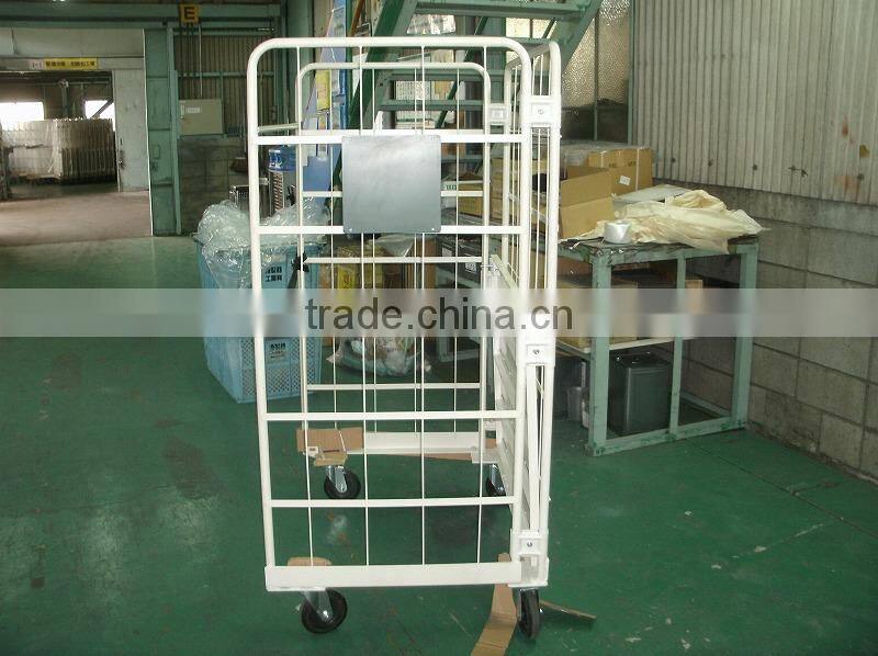 metal laundry cart with wheels