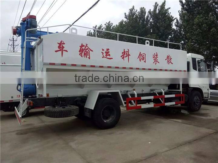 Bulk feeds truck for animal feed transport tank