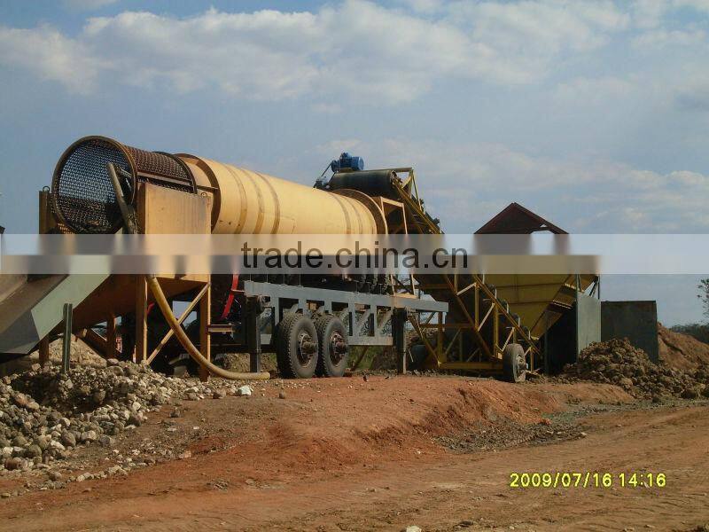 Trommel gold washing plant