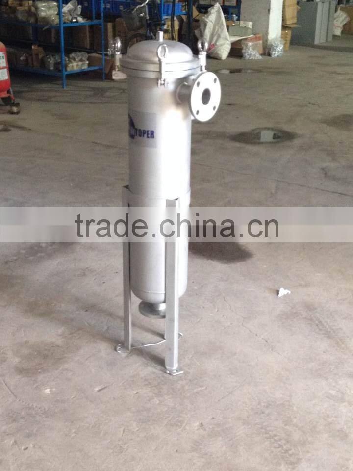 Vertical structure PP material bag water filter,China low price bag filter for export of high precise