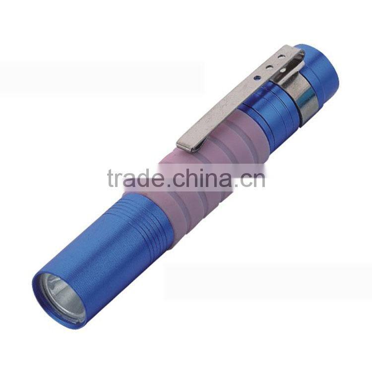 cheapest led flashlight pen style flashlight AAA battery mini flashlight