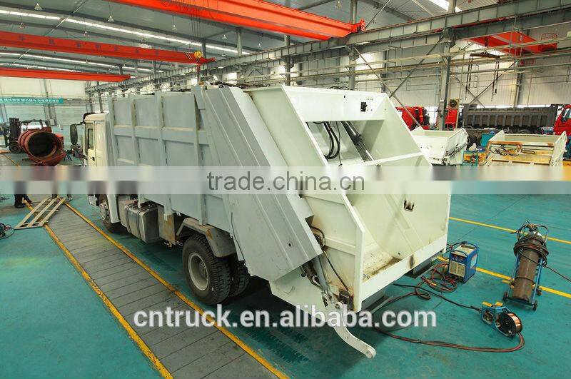 howo garbage compactor truck for cheap sale