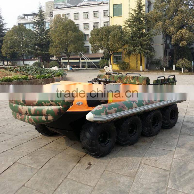 XBH 8X8 Amphibious vehicle with air cushion crossing rive car special transportation vehicle ATV
