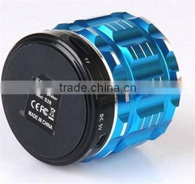 New 2014 Portable Mini Bluetooth Speaker / Metal Steel Wireless Smart Hands Free Speaker / Outdoor portable Bluetooth Speaker