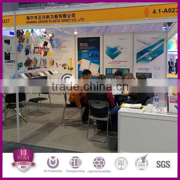 Haining Gensin 6mm U-lock polycarbonate sheet