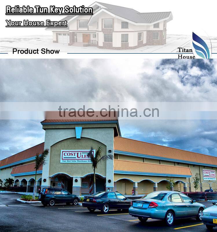 Affordable Well Designed Galvanized Steel Prefabrik Shop Houses