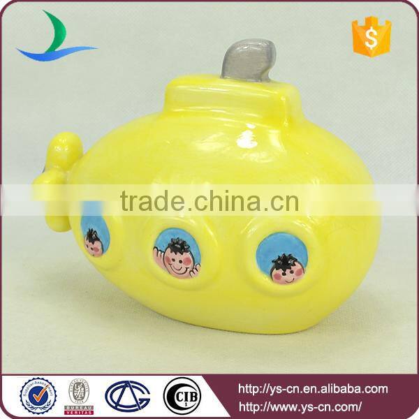 yellow toy china boat decoration,highwin produce decoration