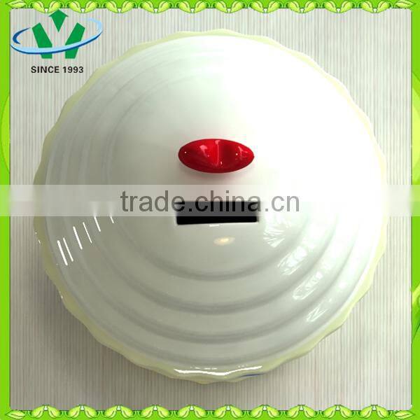 Ceramic cheap piggy bank wih Ice-cream design
