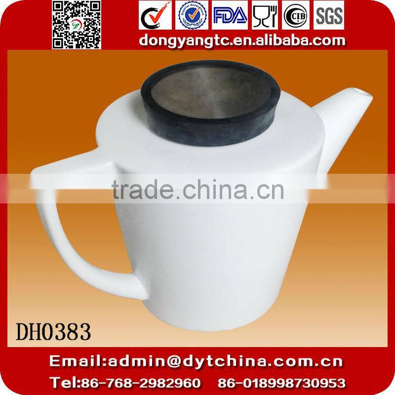 Factory direct wholesale red glazed ceramic teapot
