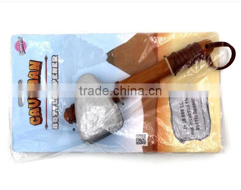 New kitchen supplies wholesale creative stone hammer beer bottle opener strange resin bottles opener