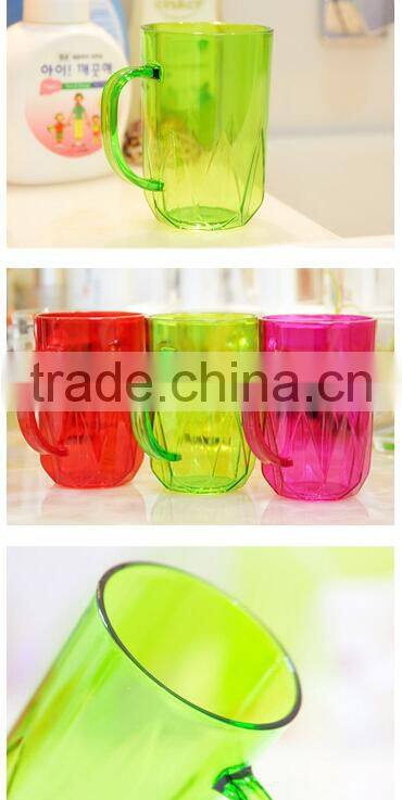 Supply fashion Creative handle plastic Wash Cup (320ml)