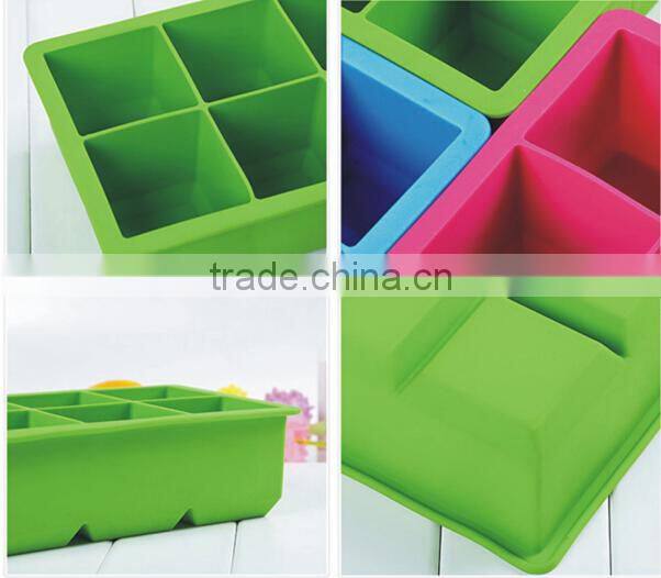 New Arrival 6 Lattices Silicone Ice Tray