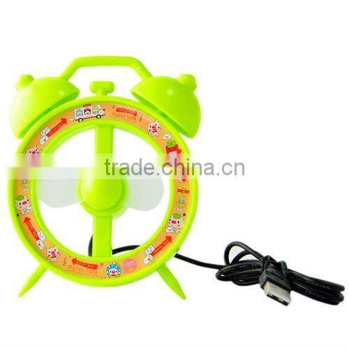 Supply creative fashion fan shape alarm clock