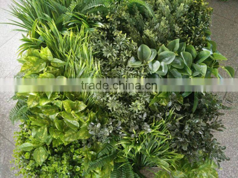Verticial grass wall tiles