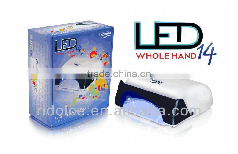 14W LED nail lamp gel timer nail salon equipment for sale TKN-L14G