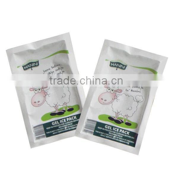 Personal care disposable gel ice pack