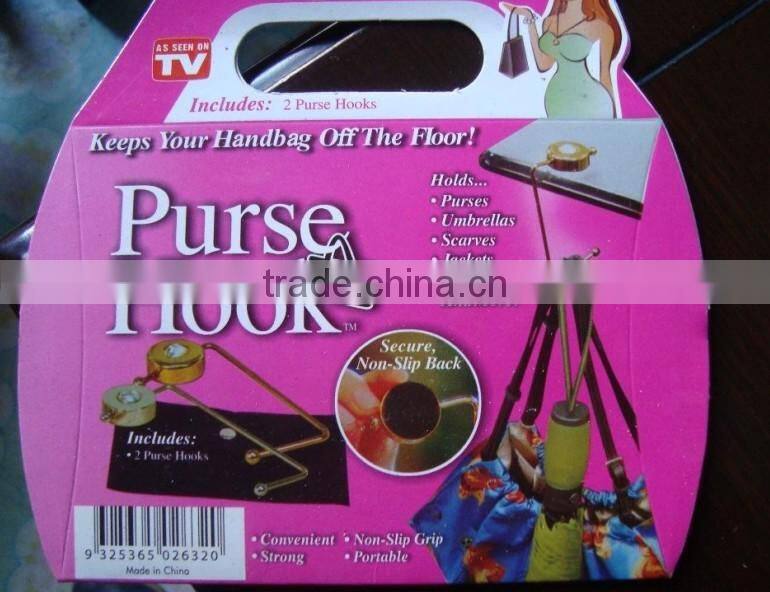 metal purse hook / bag holder/ bag hook