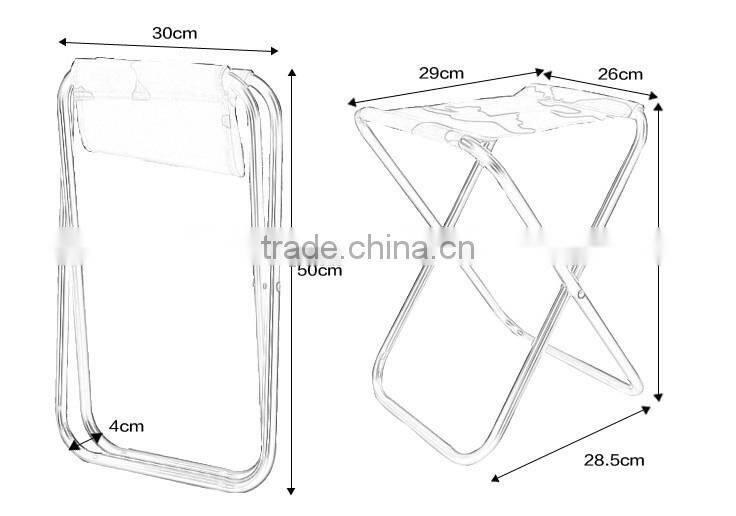 Portable fishing folding camp stool