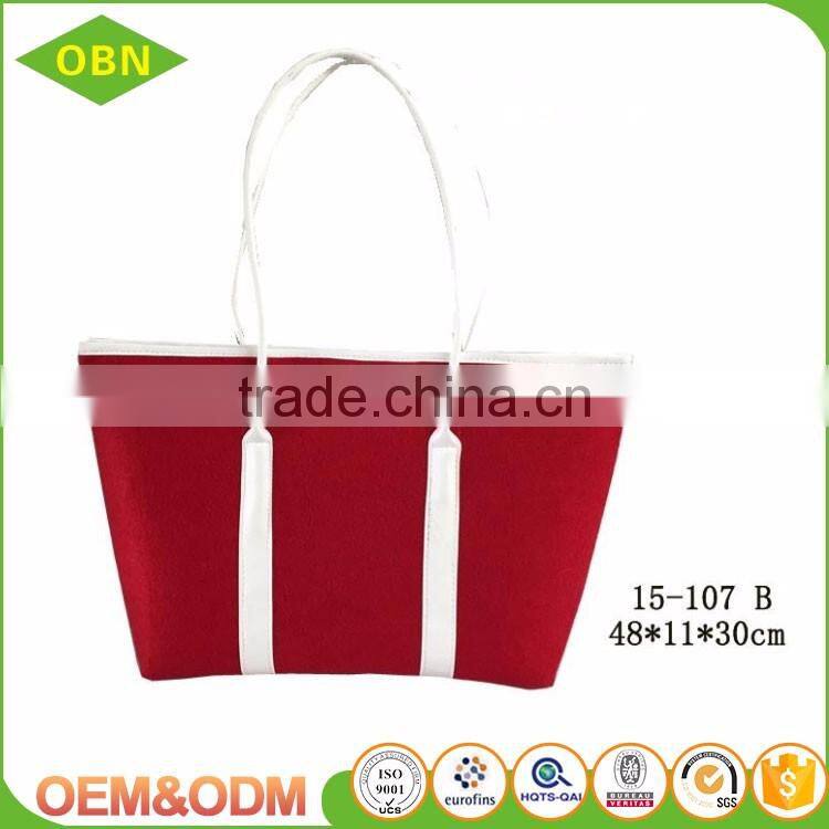 2017 new design China factory low price custom shoulder bag promotional women handbag