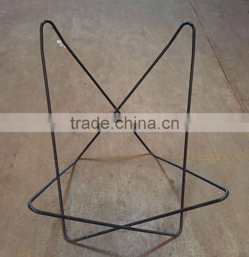 Classic butterfly chair leather with iron frames leisure chair