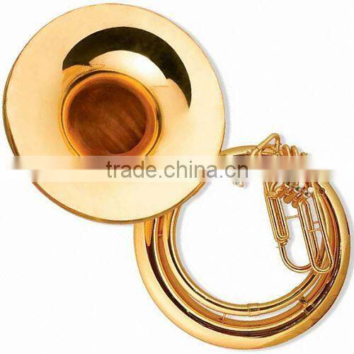 3 piston valve Bb Key gold brass leadpipe baritone