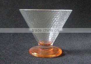 Clear pretty glass Ice cream cup ice cream maker cup