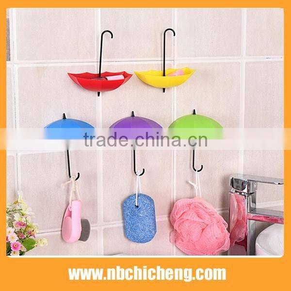 Umbrella Wall Mount Hook Key Holder Storage Stand Hanging Hooks For Bathroom wall shelf