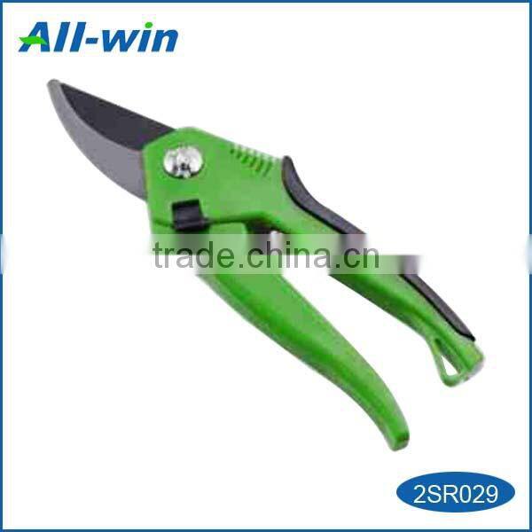 steel garden pruning shear for cutting twigs